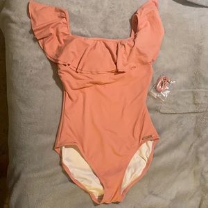 Michael Kors Size 8 Rosewater Swim Suit